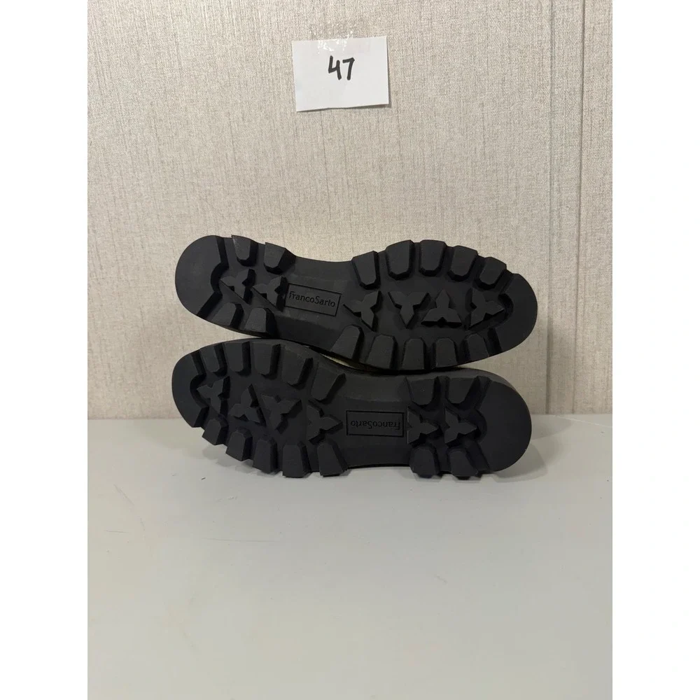 Franco Sarto Balin Chunky Lug Sole Loafers‎ Putty Platform Penny Shoes 6.5M